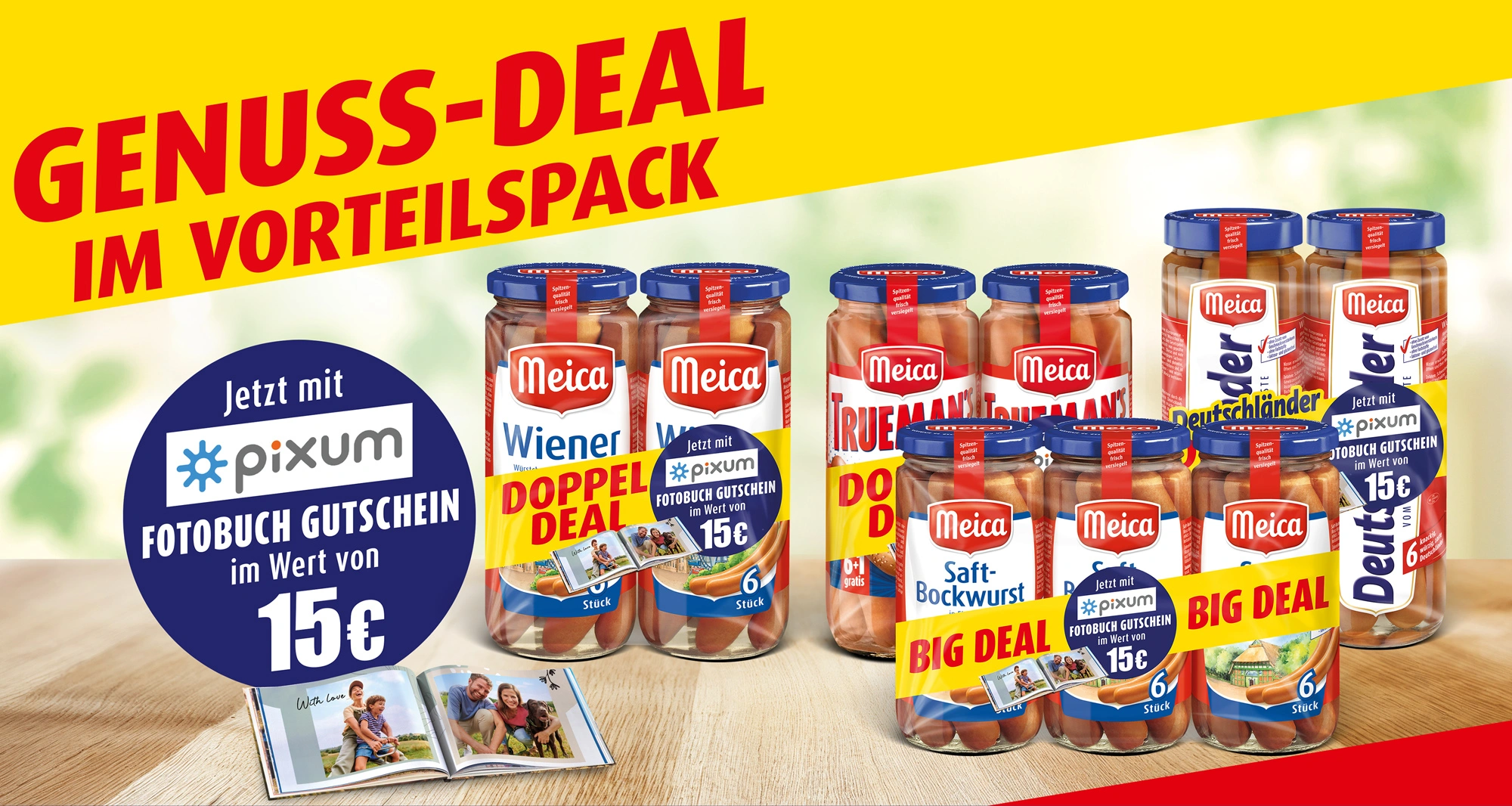 Meica Aktion Meica Aktion: Genuss-Deal im Vorteilspack und mit Pixum einen Fotobuch Gutschein im Wert von 15 €gewinnen